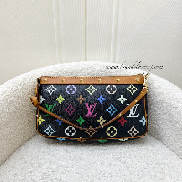 LV Vintage Louis Vuitton x Takashi Murakami Pochette Accessoires