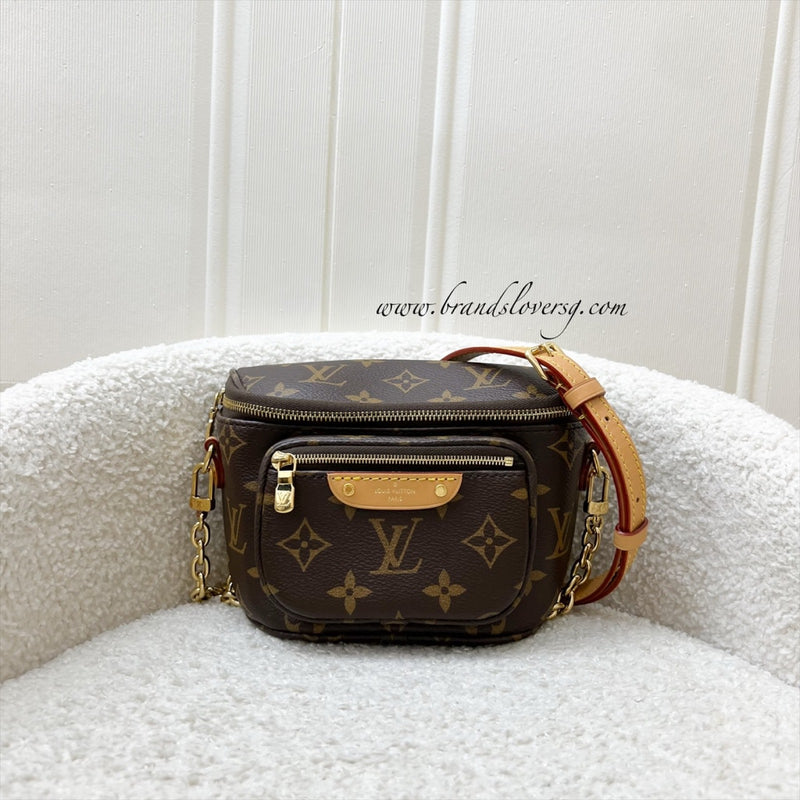 LV Mini Bumbag in Monogram Canvas and GHW (Model: M82335)