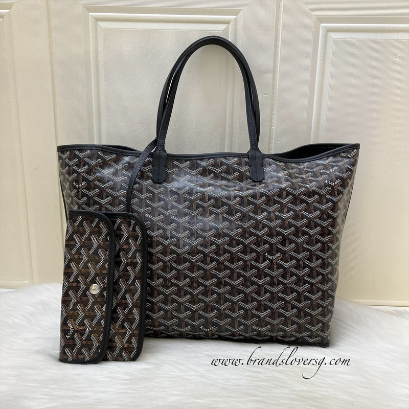 Goyard Anjou PM Tote Bag in Black Signature Canvas