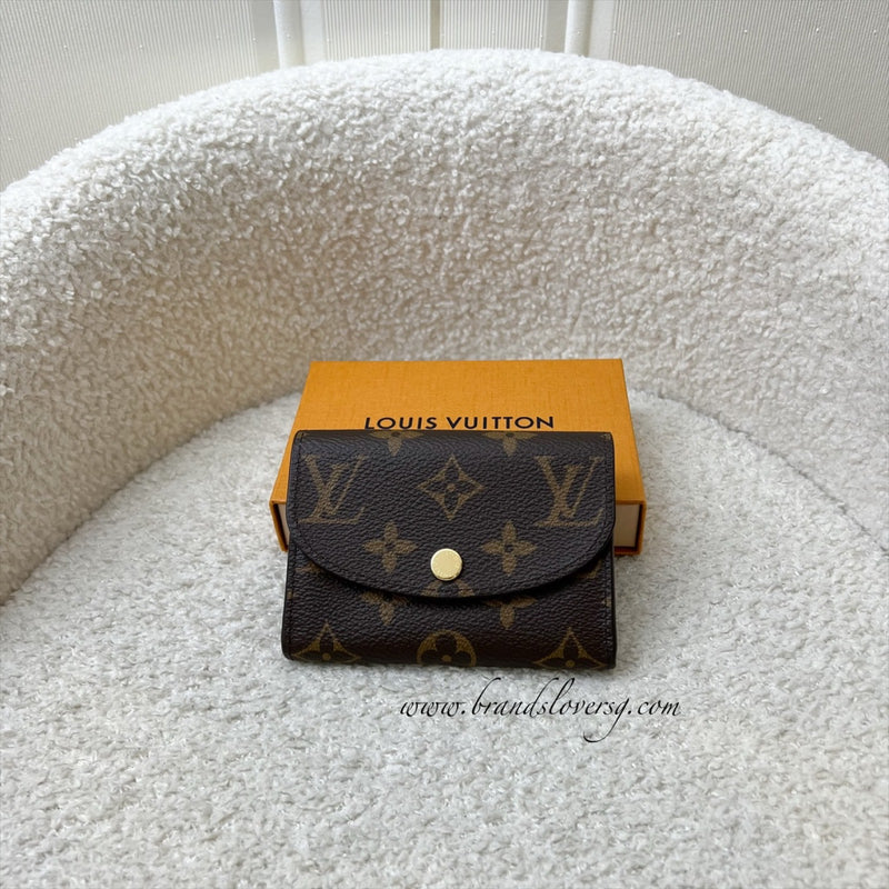 LV Rosalie Coin Purse in Monogram Canvas / Pink Interior and GHW (Model: M62361)