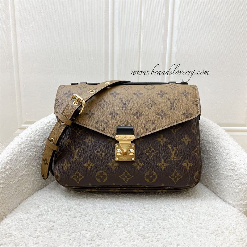 LV Pochette Metis in Reverse Monogram Canvas and GHW (Model: M44876)