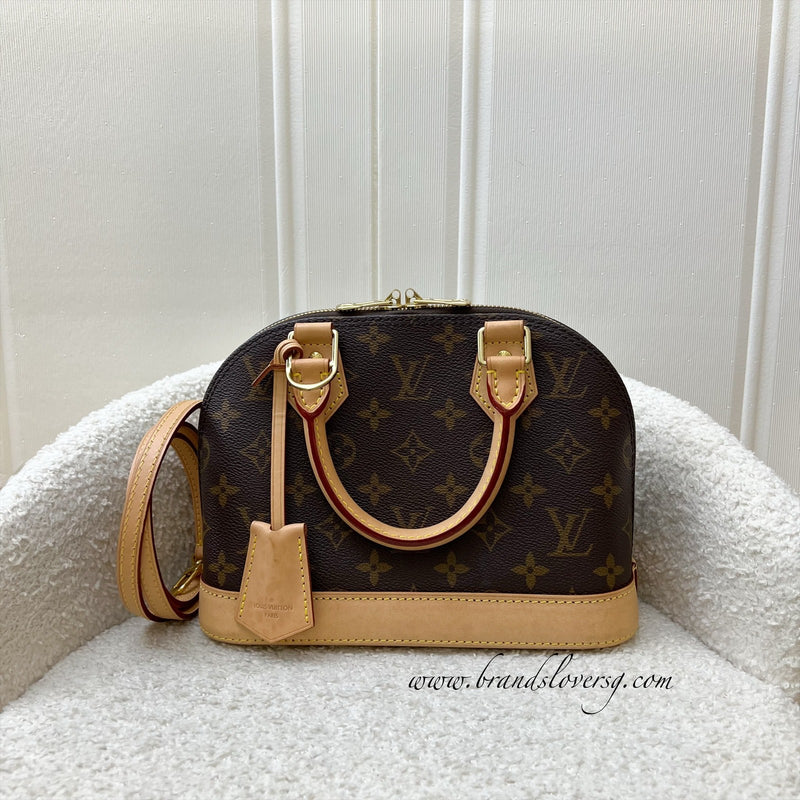 LV Alma BB in Monogram Canvas and GHW