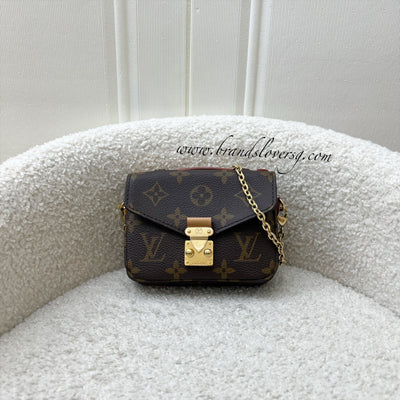 LV Micro Metis Crossbody Bag in Monogram Canvas and GHW (Model: M81267)