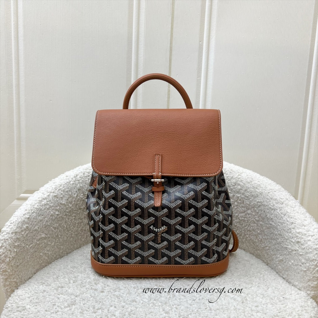goyard mini backpack Goyard Le Sac Alpin Mini Backpack in Black Signature Goyardine Canvas – Brands Lover