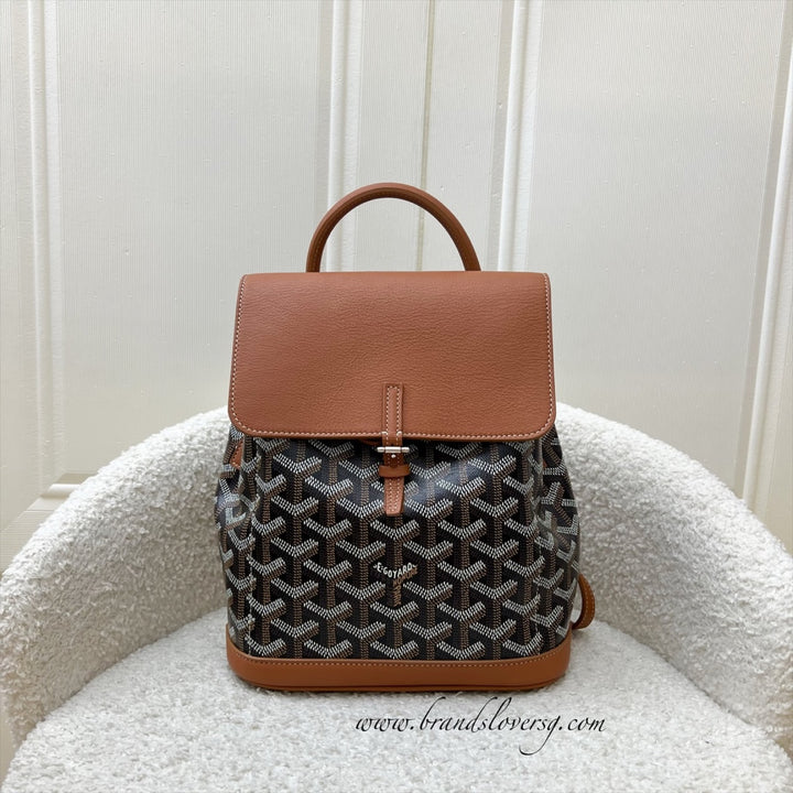 Goyard Le Sac Alpin Mini Backpack in Black Signature Goyardine Canvas –  Brands Lover