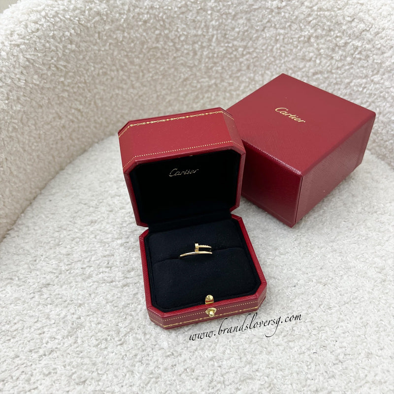 Cartier Juste Un Clou JUC Small Model Ring in 18K Yellow Gold Sz 59