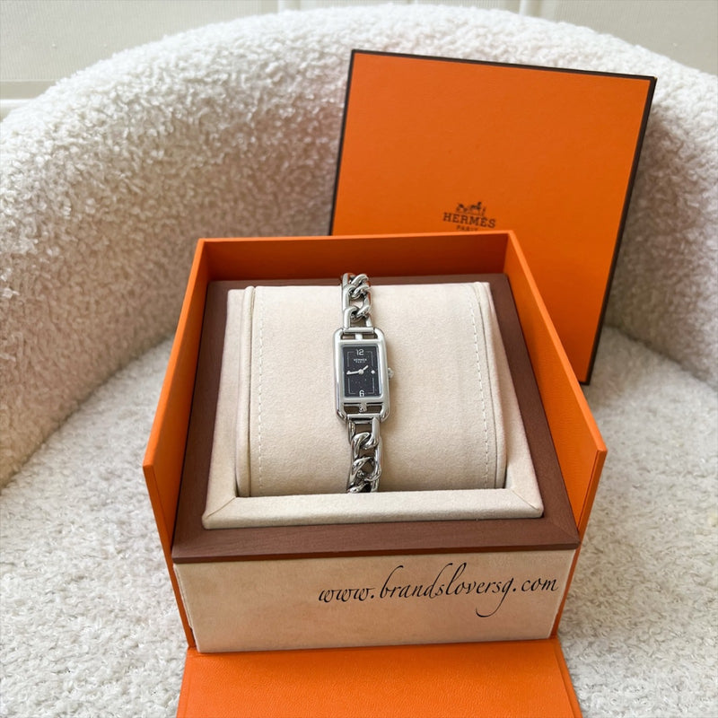 Hermes Nantucket Watch in Stainless Steel (Extra links included)