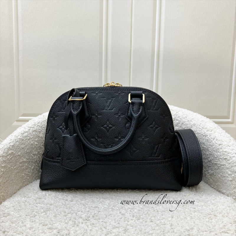LV Alma BB in Monogram Black Empreinte Leather and GHW
