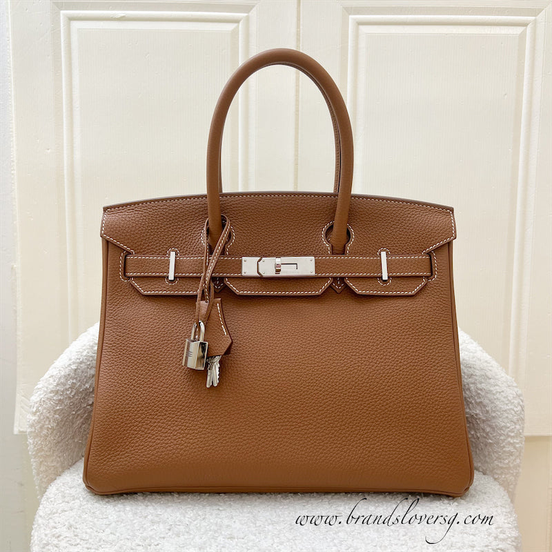 Hermes Birkin 30 in Gold Togo Leather and PHW