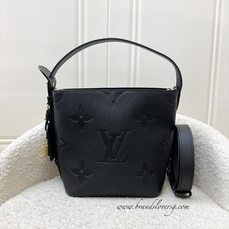LV All in BB in Noir Black Giant Monogram Empriente Leather and GHW