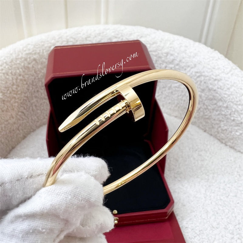 Cartier Juste Un Clou JUC Bracelet in 18K Yellow Gold Size 18