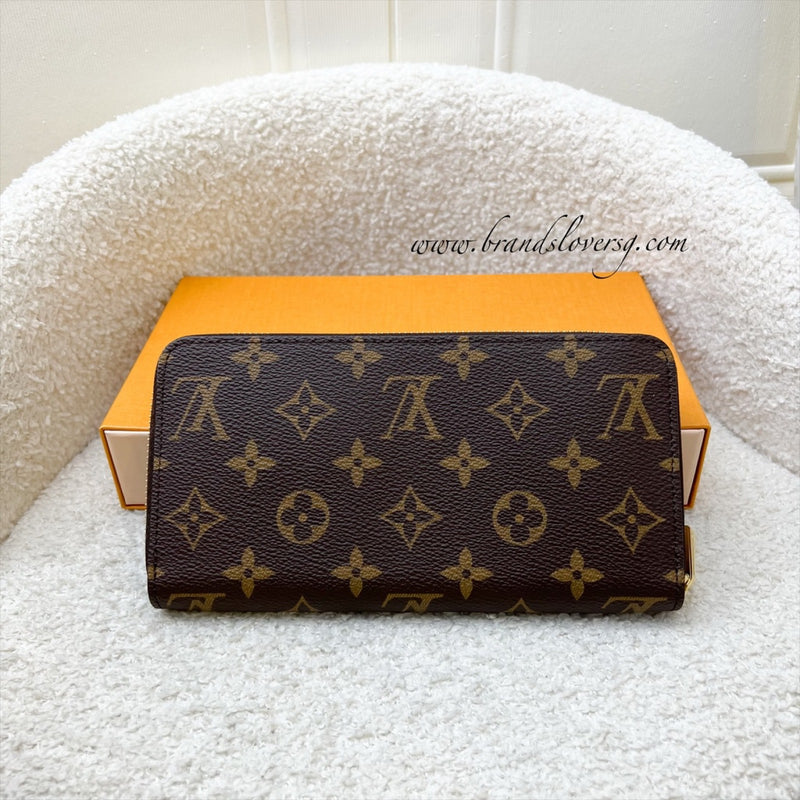 LV Zippy Long Wallet in Monogram Canvas and GHW
