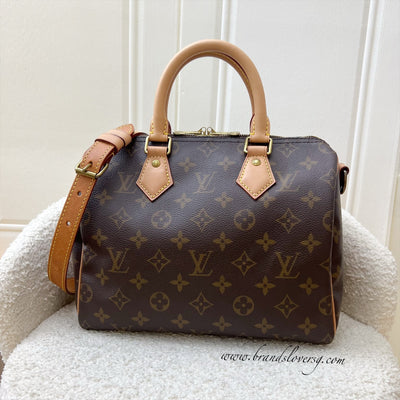 LV Speedy 25 Bandouliere in Monogram Canvas and GHW (Model: M41113)