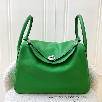 Hermes Lindy 30 in Bamboo Swift Leather and PHW