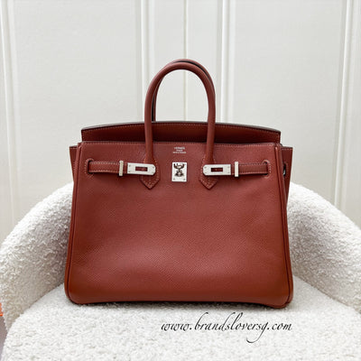 Hermes Birkin 25 in (Likely Brique) Epsom Leather and PHW