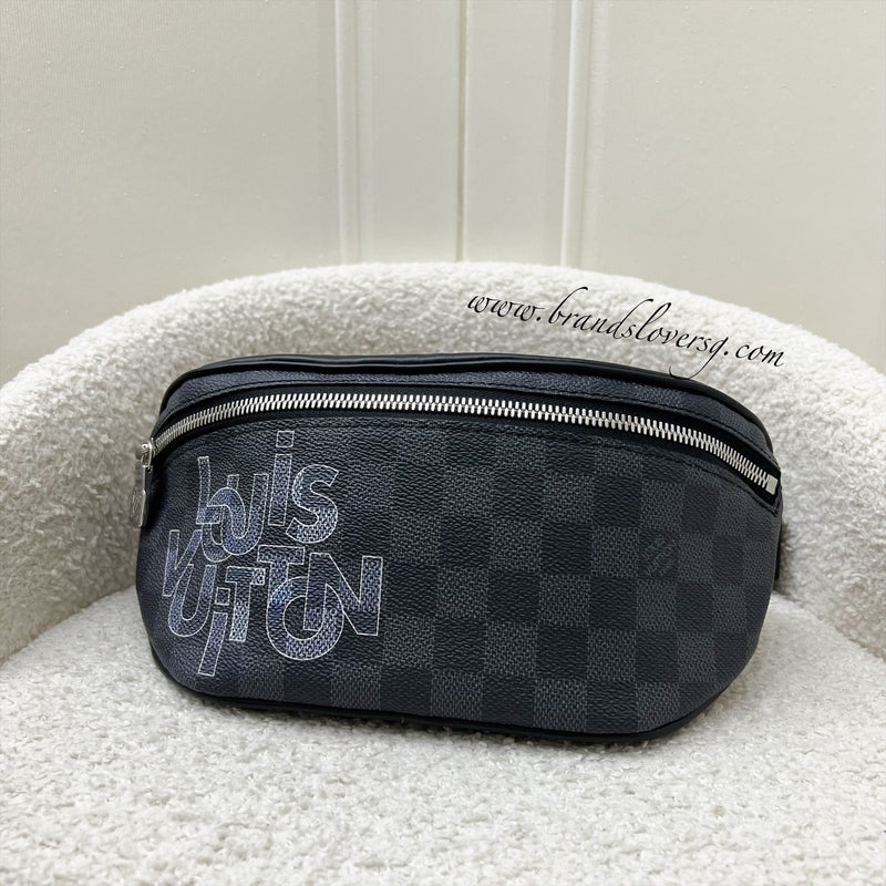 LV Discovery Bum Bag in Limited Edition Damier Graphite Canvas and SHW