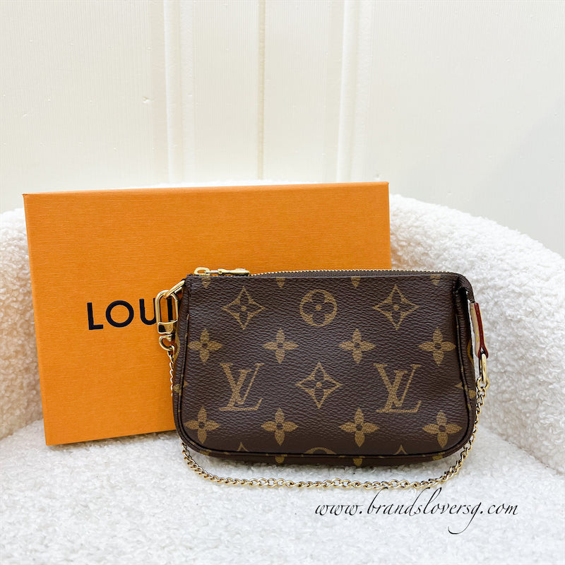 LV Mini Pochette Accessoires in Monogram Canvas and GHW