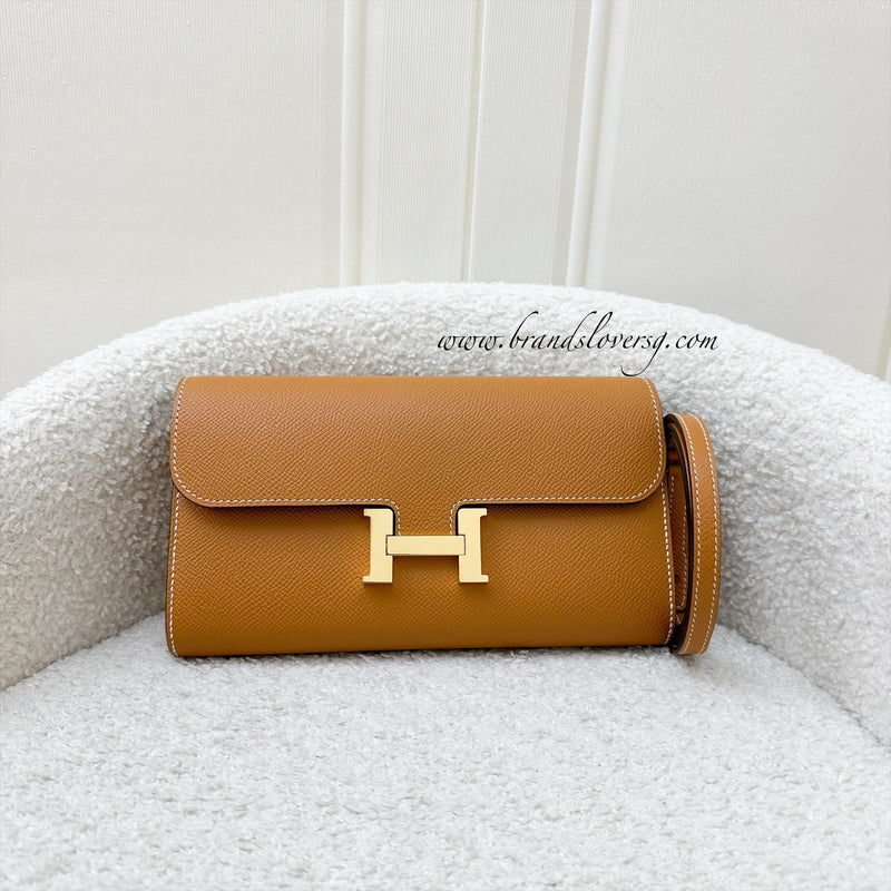 Hermes Constance To Go CTG in Toffee Epsom Leather and GHW