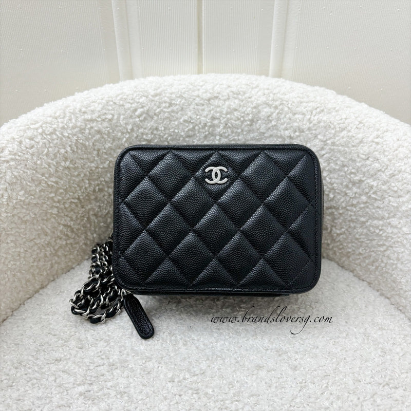 Chanel Mini Camera Bag in Black Caviar and SHW