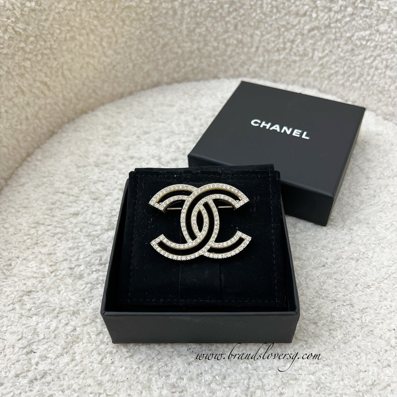 Chanel Large Brooch with Crystals