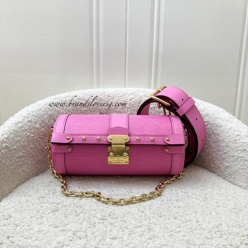 LV Papillon Trunk in Rose (Fuchsia Pink) Epi Leather and GHW (Model: M58649)