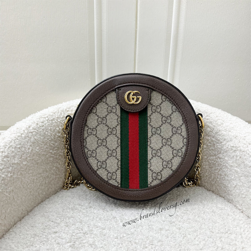 Gucci Ophidia Mini GG Round Shoulder Bag