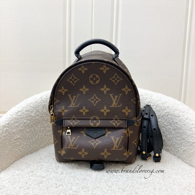 LV Palm Springs Mini Backpack in Monogram Canvas and GHW (Model: M41562)