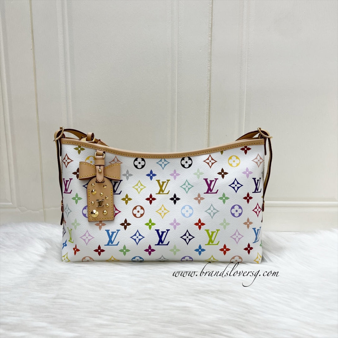 LV x TM Louis Vuitton x Murakami CarryAll East West in White