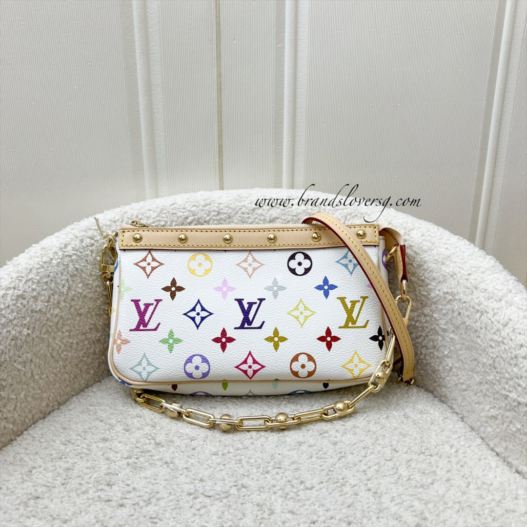 LV Louis Vuitton x Takashi Murakami Pochette Accessoires in