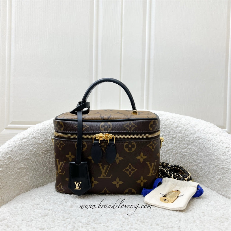 LV Vanity PM in Monogram Canvas, Black Trim and GHW (Model: M45165)