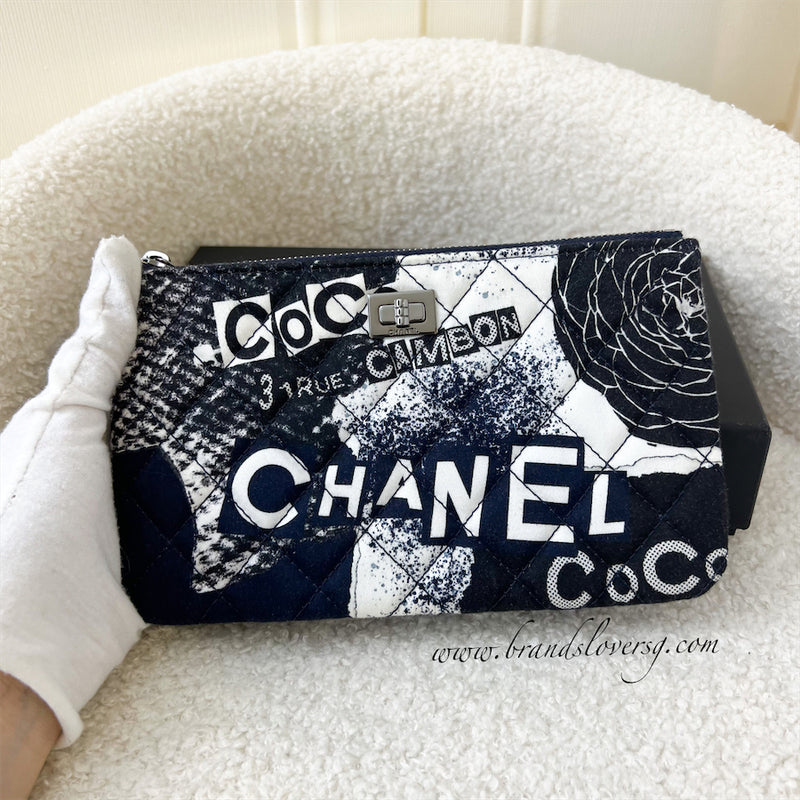 Chanel 2.55 Reissue Small O-Case in 31 Rue Cambon Fabric in RHW