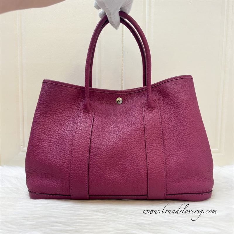 Hermes Garden Party 36 in Purple Negonda Leather and PHW