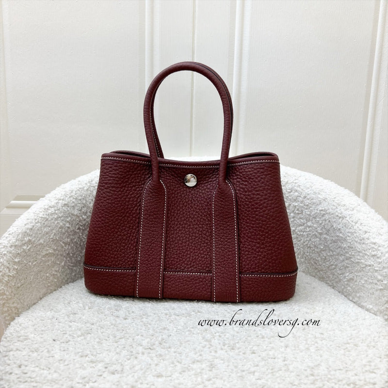 [Local Set - Jun 2025] Hermes Mini Garden Party 23 in Rouge H Negonda Leather and PHW