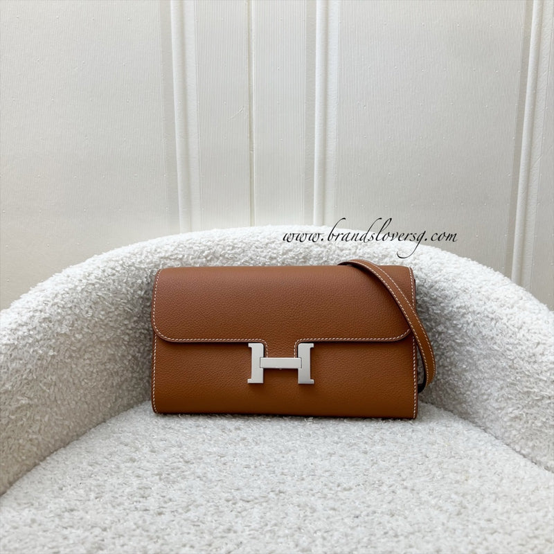 Hermes Constance To Go in Gold Evercolor Leather and PHW