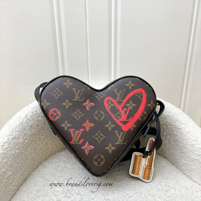 LV Limited Edition Coeur Heart Bag Fall in Love Monogram Canvas and GHW (Model: M45890)