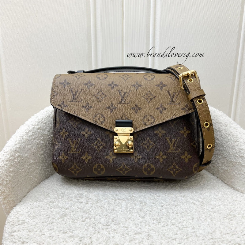 LV Pochette Metis in Reverse Monogram Canvas and GHW (Model: M44876)