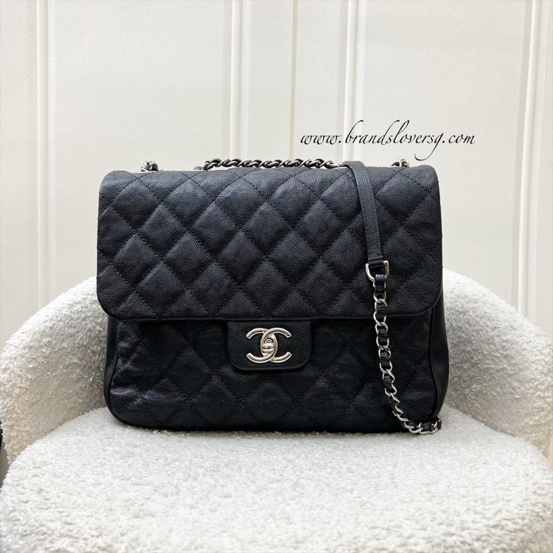 Chanel 18P Seasonal Flap in Black Caviar and SHW (Model: A57049)