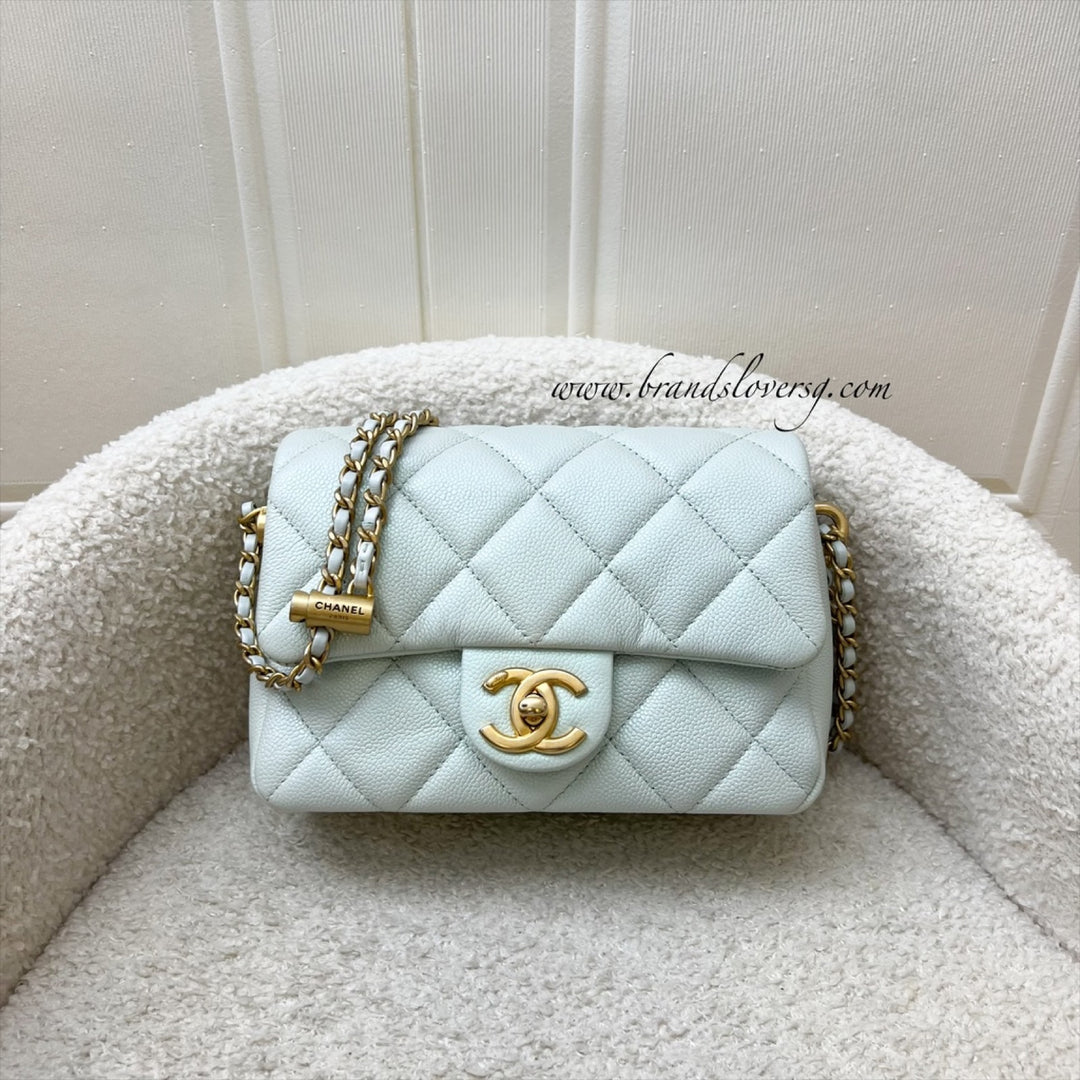 Chanel 21K Perfect Mini Flap Bag with Adjustable Chain in