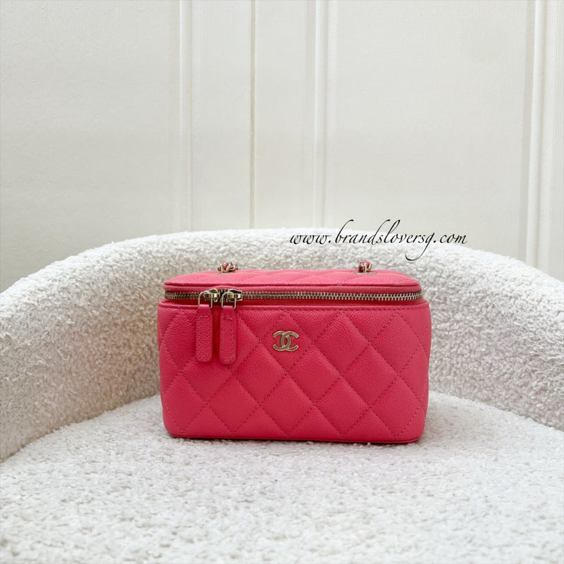 Chanel Classic Small Vanity in 23S Pink Caviar and LGHW