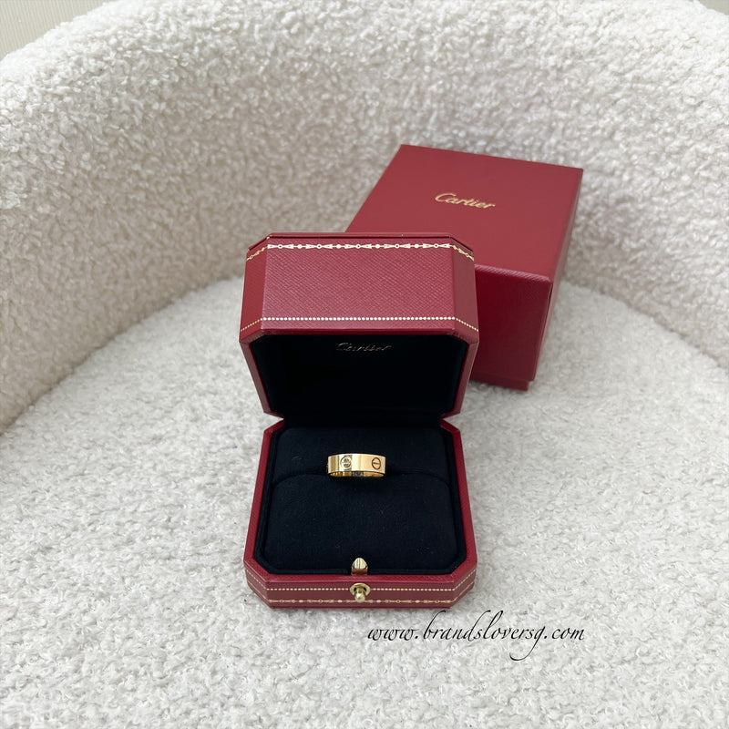 Cartier Love Ring in 18K Yellow Gold Sz 55