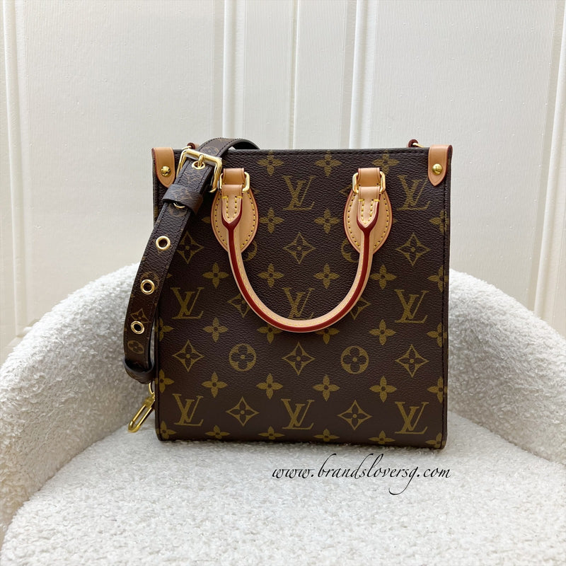 LV Sac Plat BB in Monogram Canvas and GHW (Model: M46265)