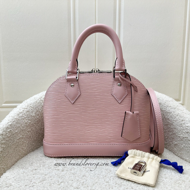 LV Alma BB in Rose Ballerine Epi Leather and SHW (Model: M41327)