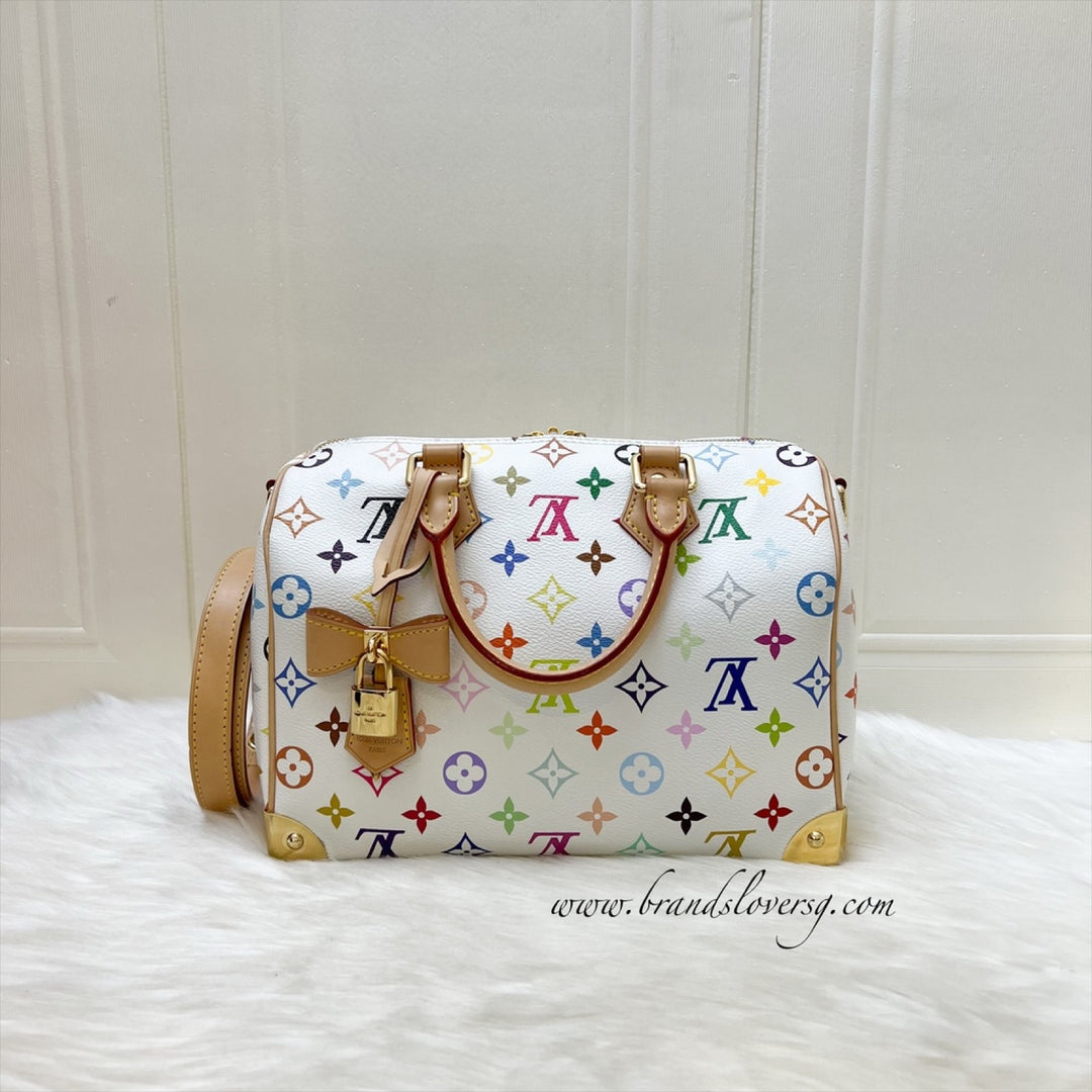 Louis Vuitton ケース クリーム色 Local Set - Jun 2025] LV Louis Vuitton x Takashi Murakami Speedy