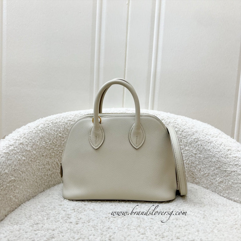 Hermes Bolide 1923 Mini in Beton Evercolor Leather and GHW