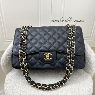 Chanel Jumbo Classic Flap SF in Black Caviar and GHW