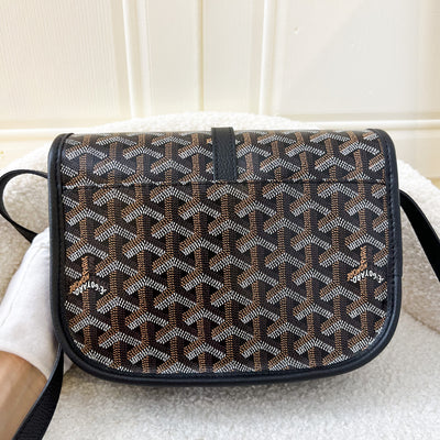 Goyard Belvedere PM in Black Signature Canvas, Black Trim and SHW