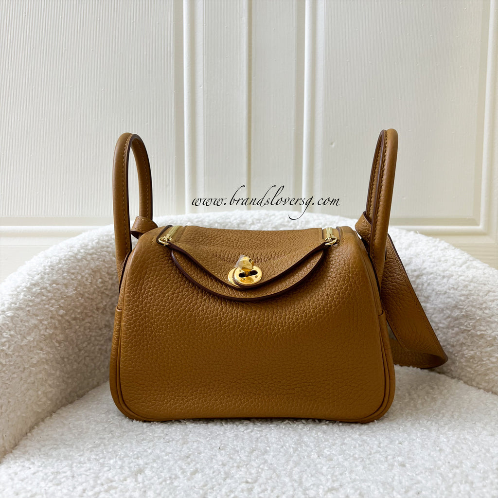 Jael99 - Best deal. Only SGD14,xxx! BNIB Mini Lindy in Rouge Grenat GHW  Clemence leather Y stamp