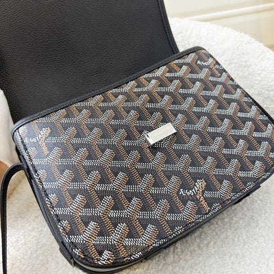 Goyard Belvedere PM in Black Signature Canvas, Black Trim and SHW