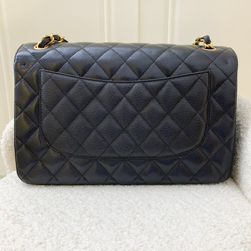 Chanel Jumbo Classic Flap CF in Black Caviar and GHW