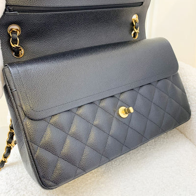 Chanel Jumbo Classic Flap CF in Black Caviar and GHW